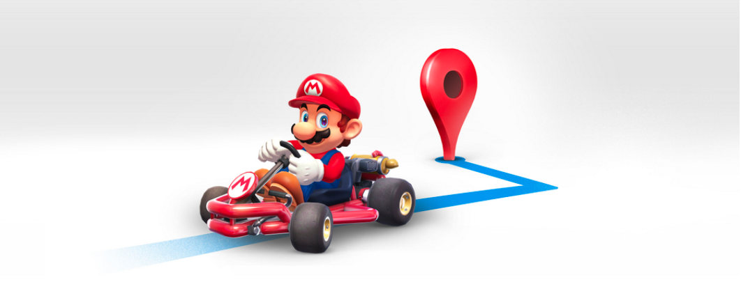 Mario Kart en Google Maps